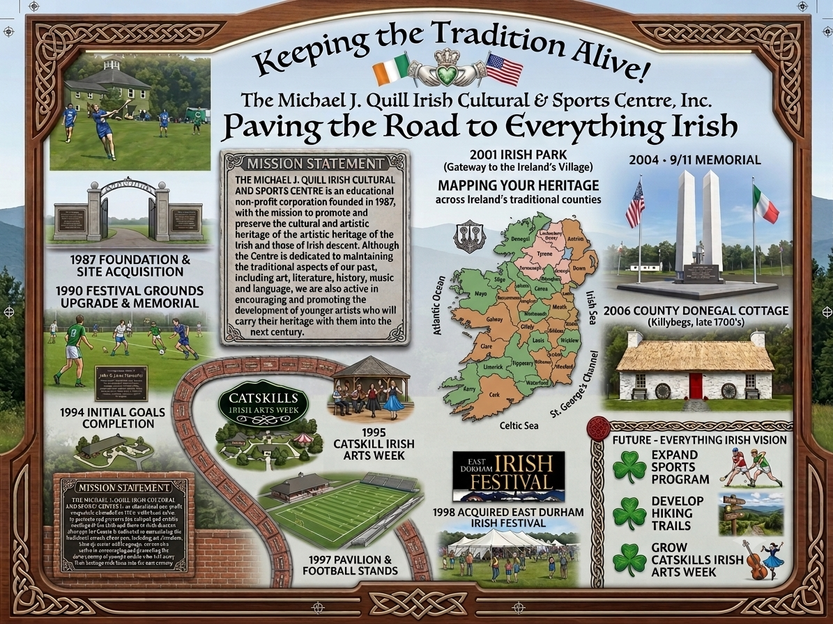 Community gathering at the MJQ Irish Centre